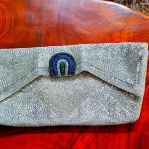 Vintage sparkling strapless clutch